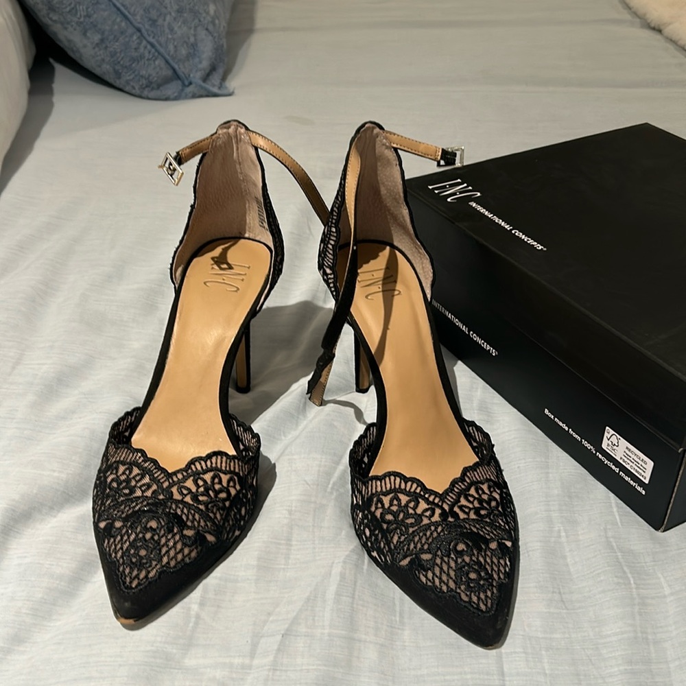 Lace heels